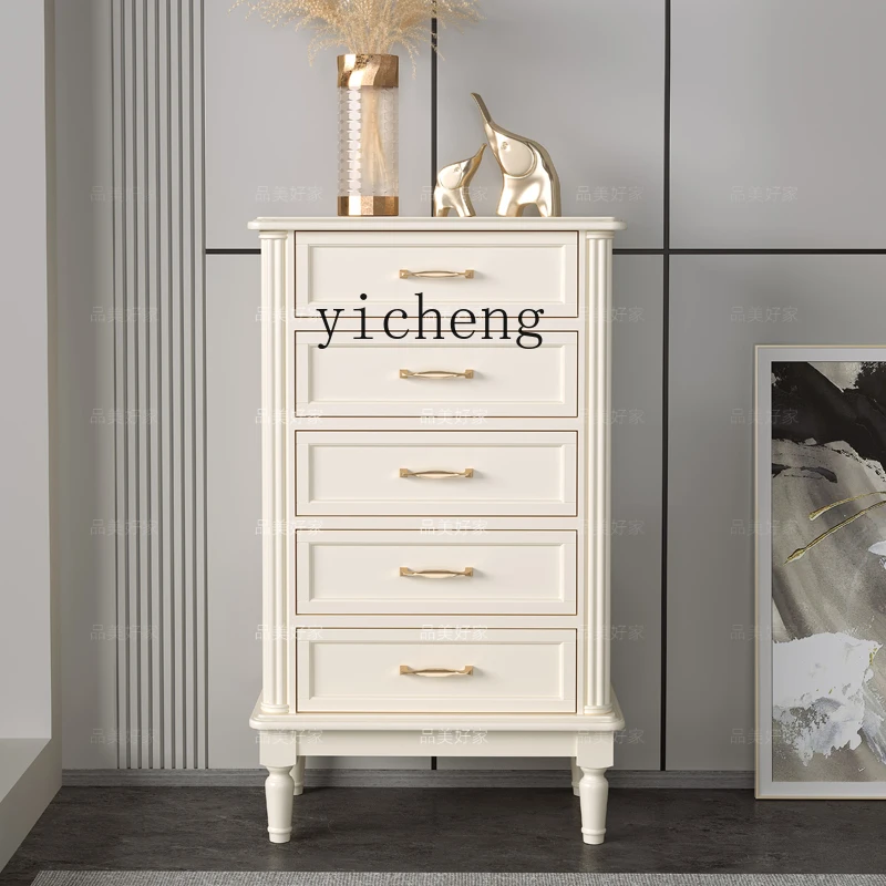 DSA light luxury solid wood five-bucket storage cabinet modern bedroom locker five-chest cabinet seven-chest cabinet