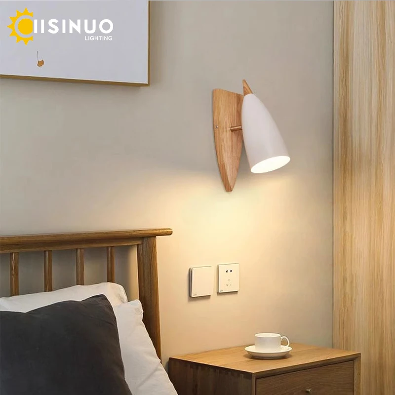 

Vintage Adjustable Reading Wall Lamps Mid-Century Bedside Light Wabi-Sabi Aesthetic for Bedrooms Airbnb Background Wall Lighting