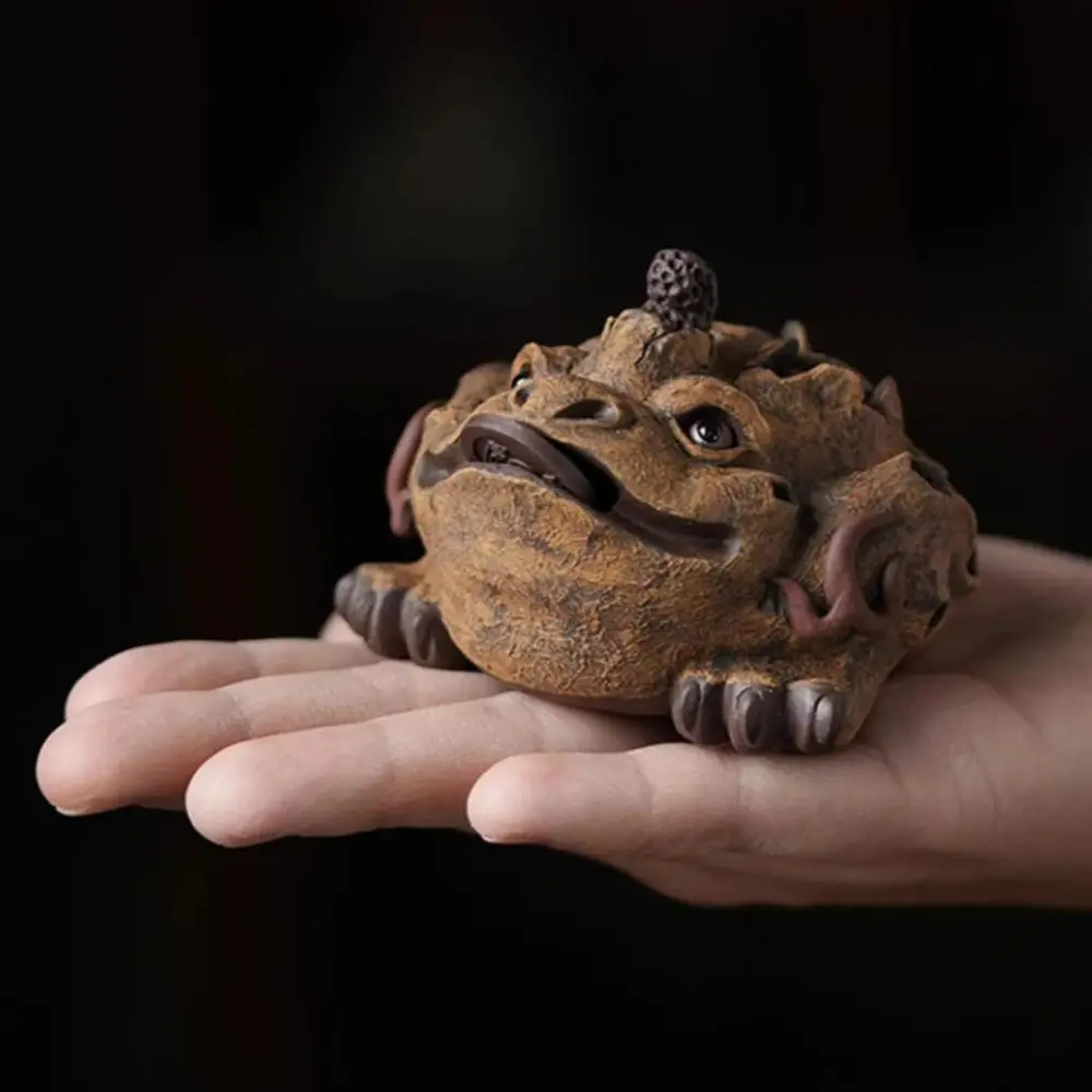 

Retro Bark n Toad ple Sands Tea Pet, 10cm 4in, Tea Play Decoration Crat