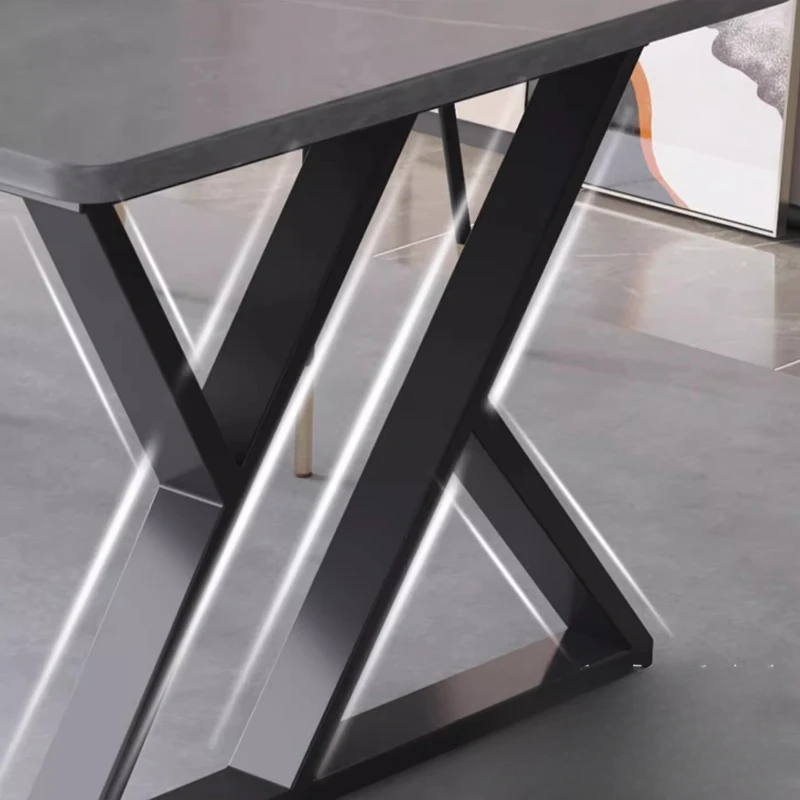 مكتب كمبيوتر حديث من ألواح الروك بتصميم بسيط ومكتب ألعاب داخلي أنيق وأثاث كمبيوتر فاخر من منتصف القرن #4