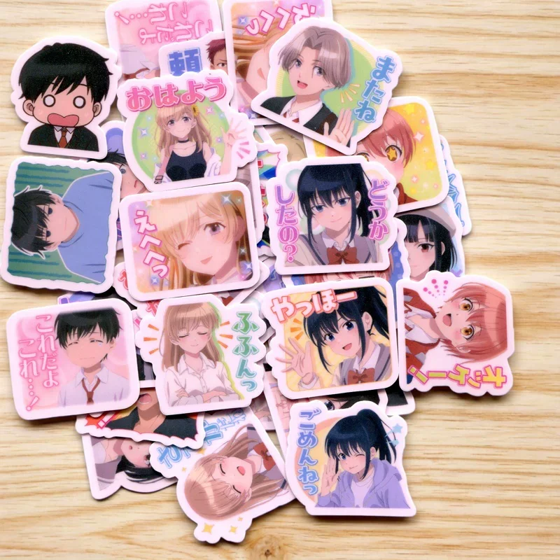 40pcs/pack Haibara's Teenage New Game 2-3cm waterproof diy sticker