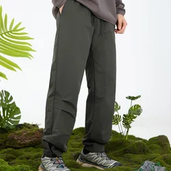 Pleated Design Workwear Paratrooper Pants Men's Fall New Adjustable Leg Outdoor Functional Waterproof Sports Long Pants