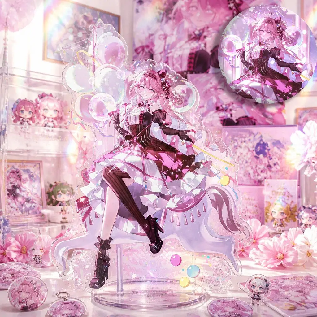 10cm Anime Stand Figure Wuthering Waves Denia Acrylic Model Plate Cosplay Collection Desktop Decor Gifts ZYCP