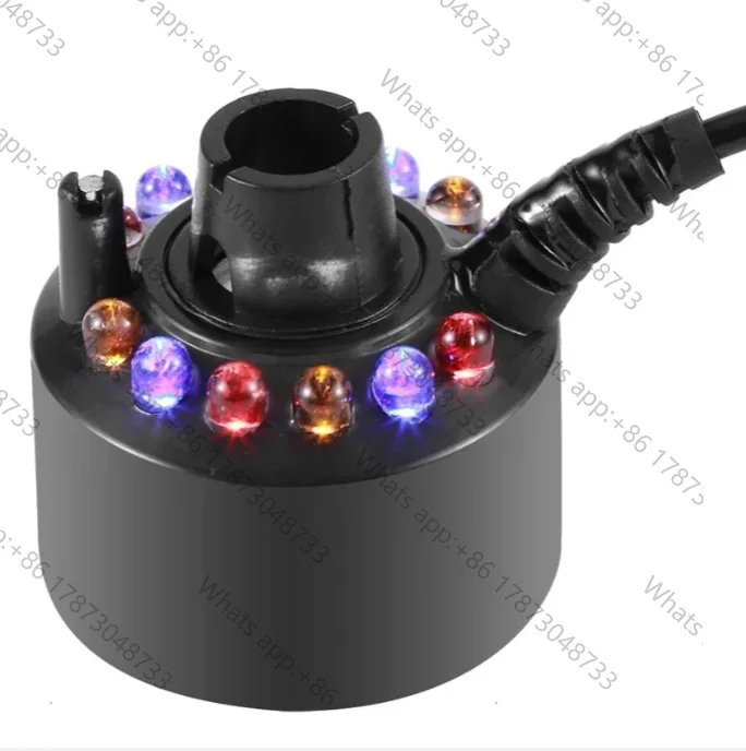110V-240V 12 LED Fish Tank Mist Maker Forger Atomizer Humidifier For Water Fountain Pond Aquarium Decoration Creating Atmosphere