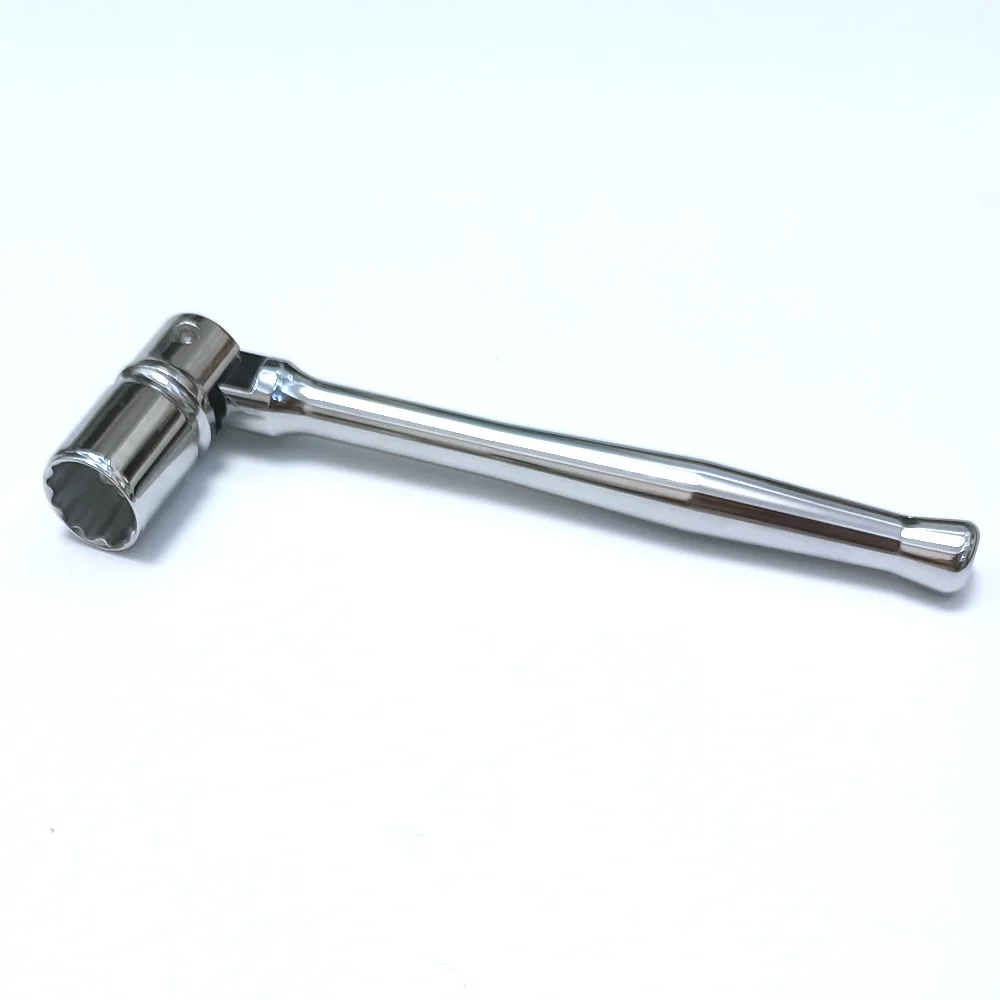 Portable Scaffold Spanner 7/16 Inch 12 Point Socket Wrench Heavy Duty 180 Degree Rotatable 21mm