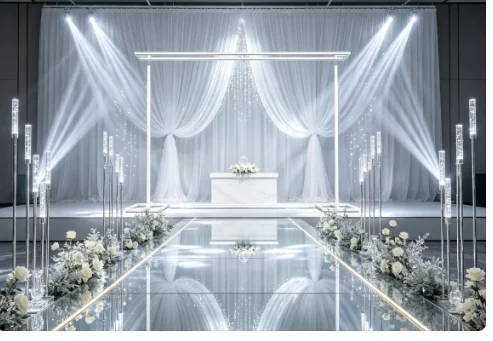 Verstellbarer Geometrischer Metall-Quadratbogen-Ständer für Hochzeiten, Partys, Fotoboxen und Event-Dekoration - Wiederverwendbarer Hintergrundrahmen – Detail 3