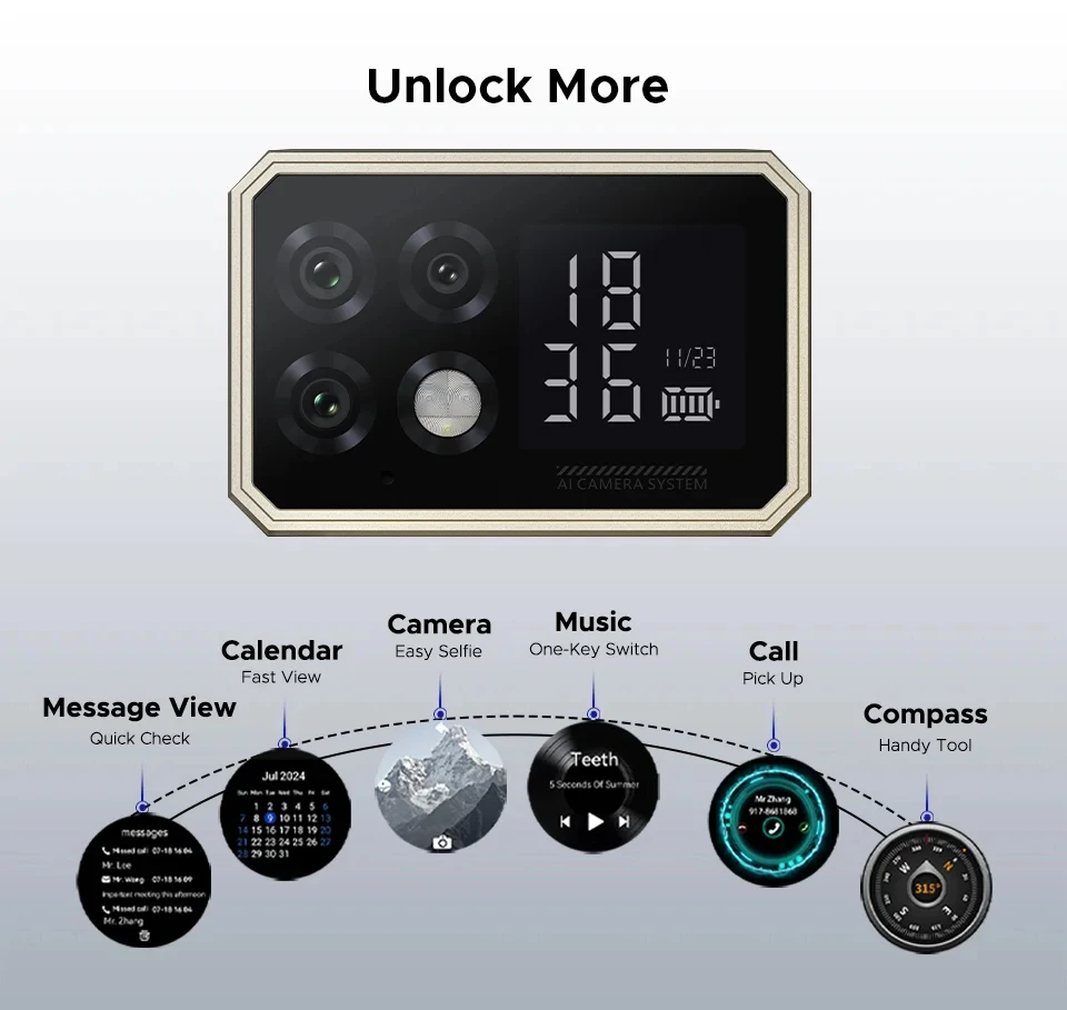 DOOGEE S200 Max Rugged Phone 6.72” 120Hz 1.32" Rear Display Telephon Portable 36GB+512GB 22000mAh 66W Smartphone Android 15 NFC