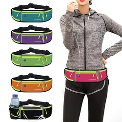 Running Waist Bag Marathon Jogging Bag Men Women Outdoor Riding Fitness With Water Bottle Waterproof Phone Sport Belt Waist Bags