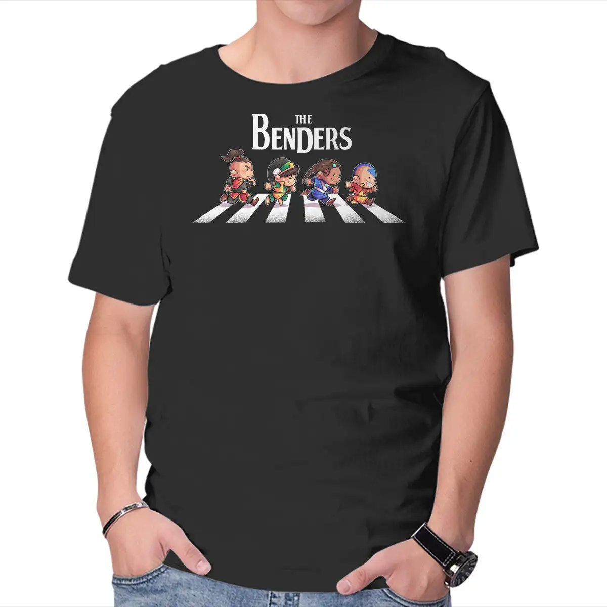 The Benders Anime Graphic T-shirts For Men Clothing Women Short Sleeve Tees New Arrivals Unisex Summer