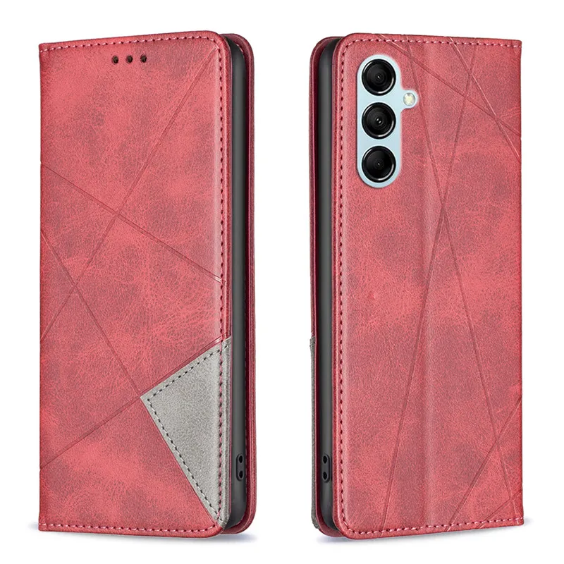 On For Samsung Galaxy M14 5G Case Magnetic Wallet Leather Flip Phone Cover For Samsung M14 A14 A24 4G A34 A54 5G Stand Cases