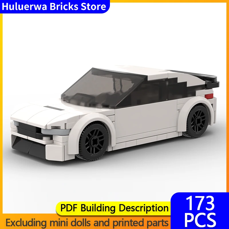 

Модель скоростного гоночного автомобиля MOC, строительные кирпичи, гражданский тип R, двухдверный спортивный автомобиль, модульная технология, детские праздничные подарки, игрушки, костюм