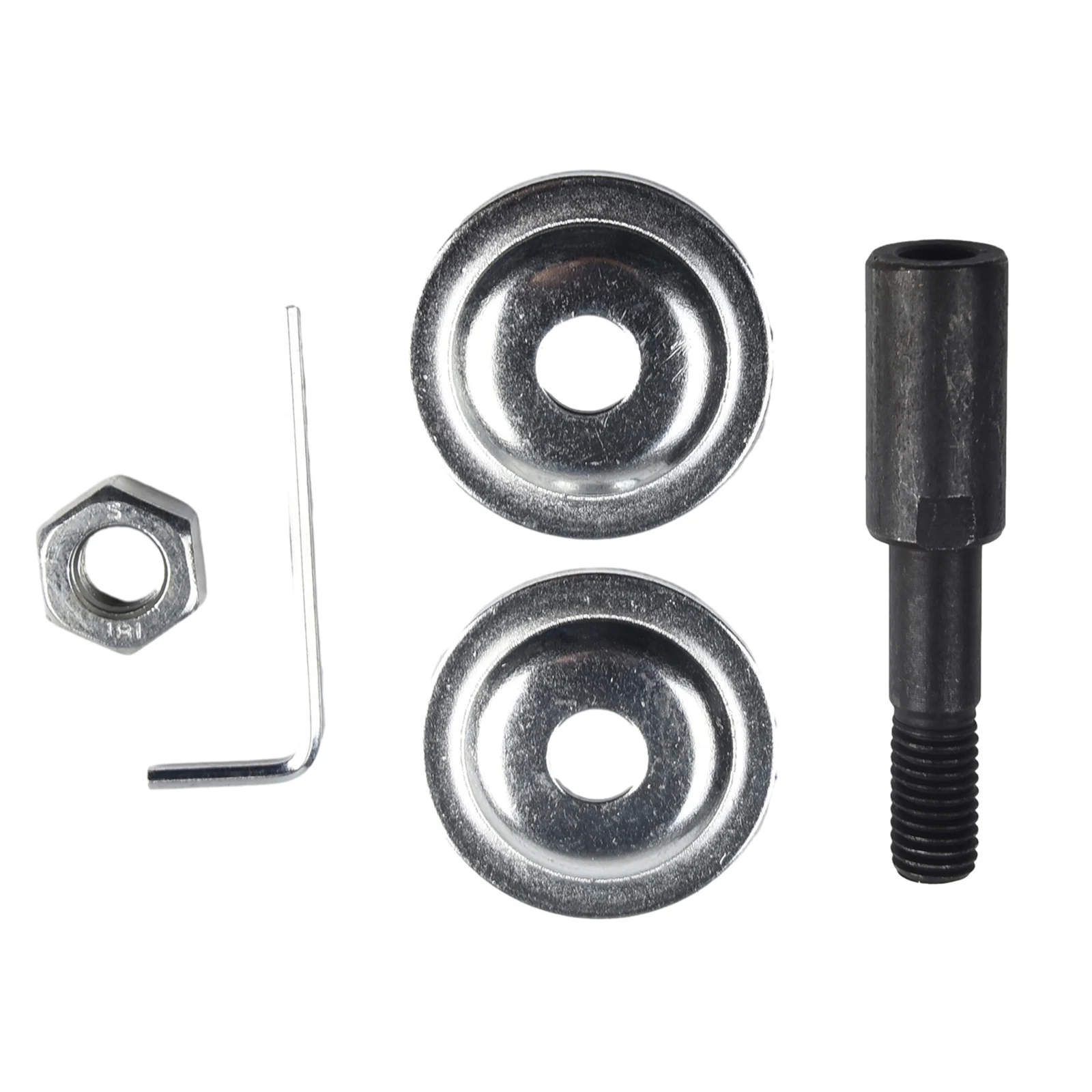 1 Set Steel Spindle Adapter Left/ Right For Grinding Polishing Shaft Motor Bench Grinder 8x12x62mm Power Tool Accessories