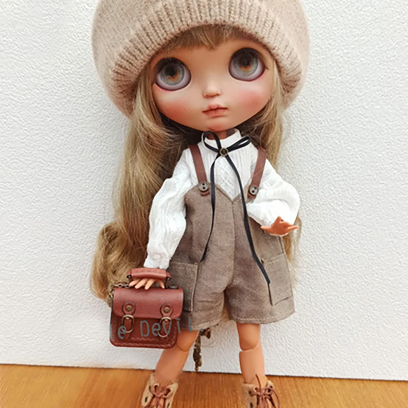 YESTARY BJD Clothing 1/6 Bjd Doll Accessories Backpack Toys Obitsu 11 Doll Clothes DIY Fashion Toy Messenger Bag For Doll Gift