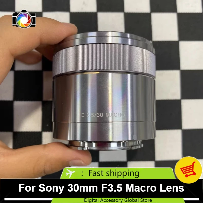 

95% новый оригинальный макрообъектив Sony 30 мм F3,5 для камеры Sony с электронным креплением