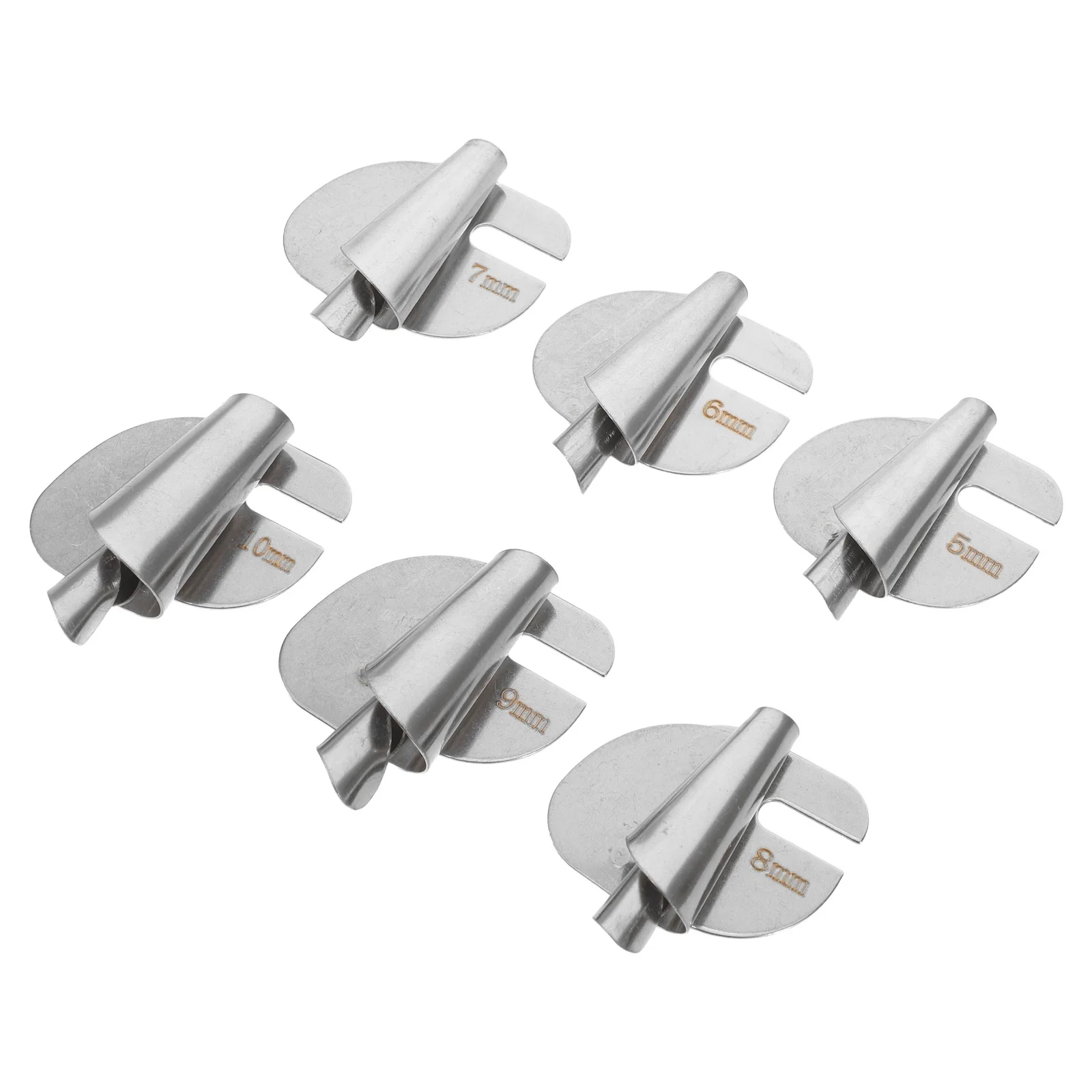 

6Pcs Universal Rolled Hemmer Foot Adjustable Sewing Machine Hemmer for Precise Fabric Edges Quilting and Home Workshop Use