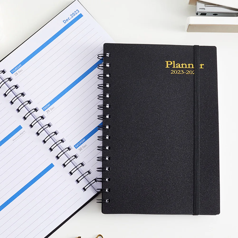 Weekly Planner Notebook A5 Size Impermeable Thick Paper Better Writing Experience Calendar Schedule Notepad School Work Daily