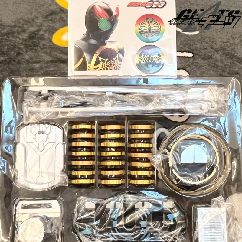 

Фигурка аниме Kamen Rider DX модернизированная с ремнем, экшн-фигурки с монетами унции 21Core, Детская коллекционная игрушка Deluxe Edition