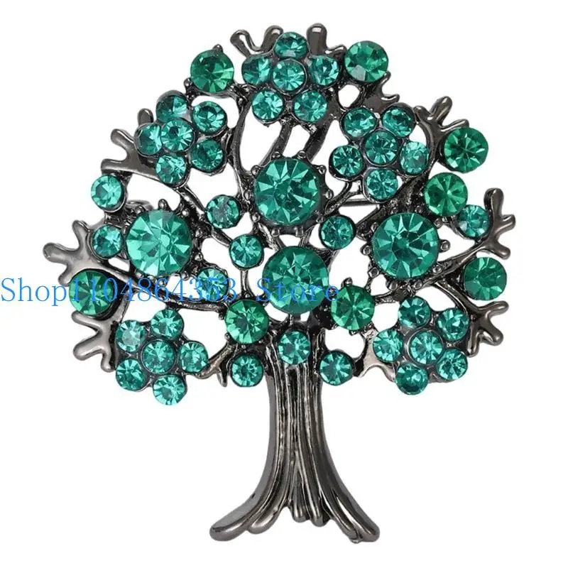 652F Distinctive tree Clothing Lapel Pin Essential Fashion Brooch Accessory