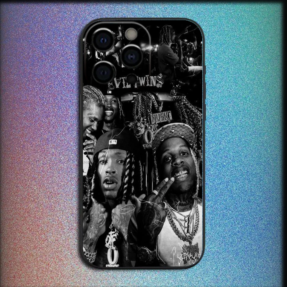 Raper K-King Von Phone Case For iPhone 16,15,14,13,12,11,Pro,X,XS,Max,XR,Plus,Mini Soft Black Cover