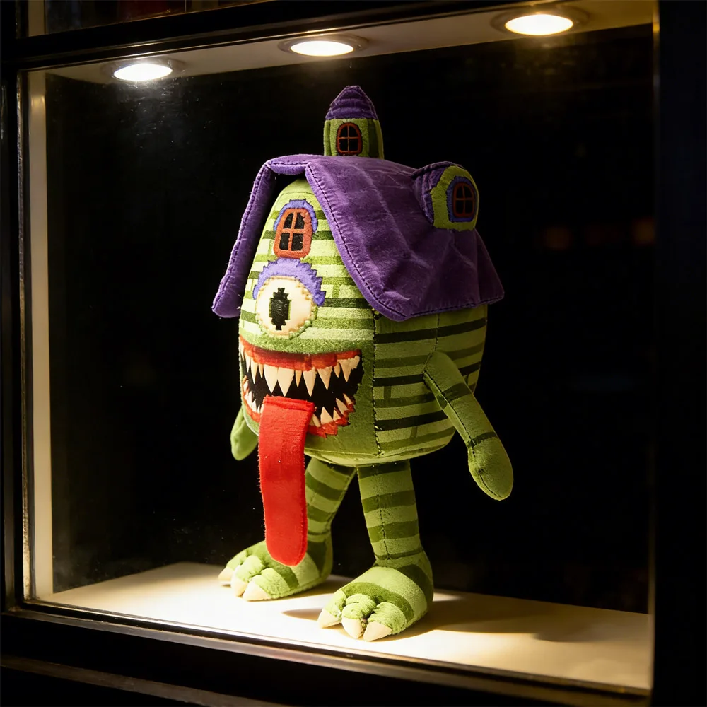 ตุ๊กตาสตีลอะเบรนร็อต ตุ๊กตาสัตว์ประหลาดแสนสนุก ตาโต หมวกสีม่วง จากสตีลอะเบรนร็อต ของเล่นตุ๊กตาสำหรับเล่นเกม