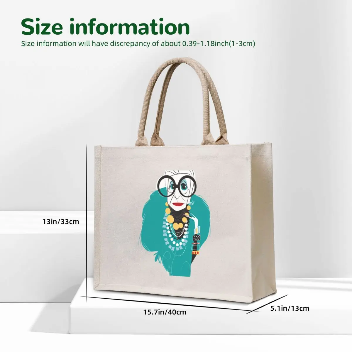 Iris Apfel (8) Tote Bag sac pour femme eco pack canvas shopping bag