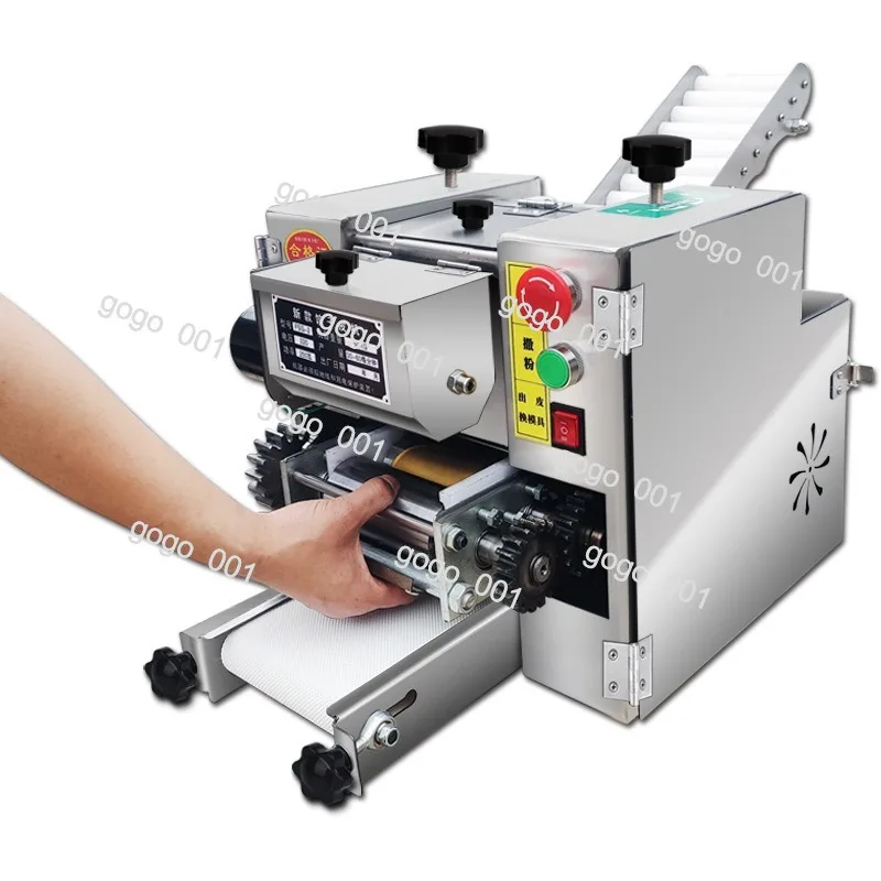Commercial Automatic Dough Sheeter Wonton Dumpling Wrapper Maker Machine for Restaurant Bakery