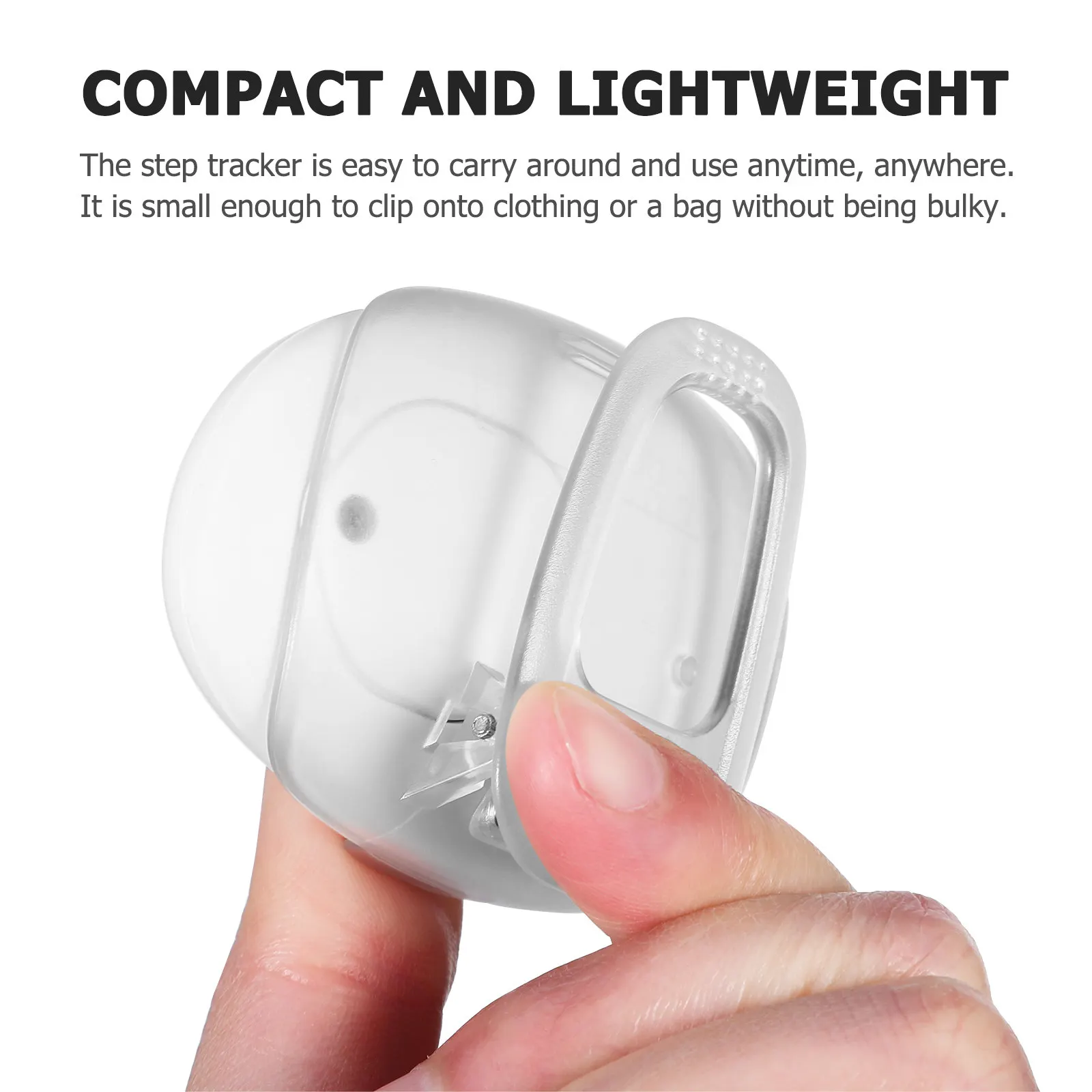 Small Step Counter Clip on Pedometer for Walking Hiking Climbing Portable Silent Design Easy Use Large Display Accurate Step