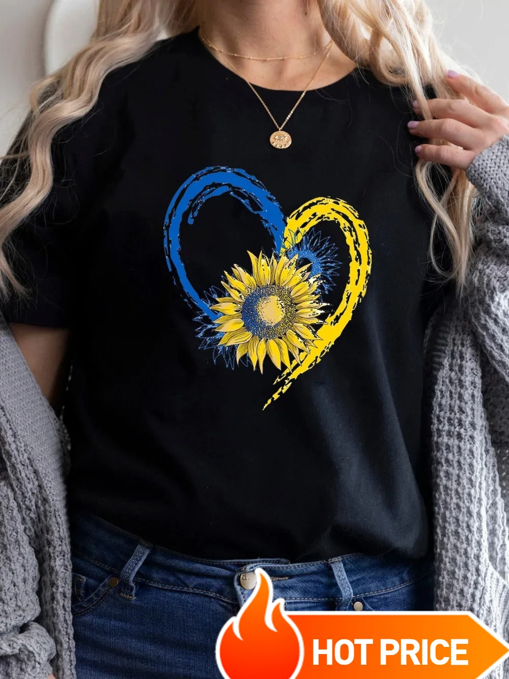 

Women's Heartbeat Print Plus Size T-shirt, Girl Y2K Short Sleeve Tee Tops, Harajuku Clothing, Female Tops, Lady 90S Clothes