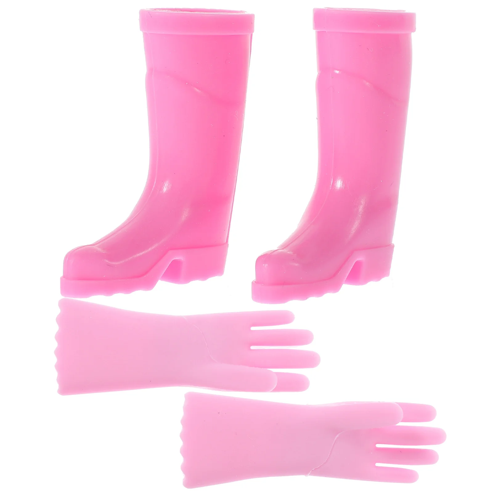 Mini Rain Boots Gloves Miniature Model House Layout Prop Shoes Simulated Cake Ornaments