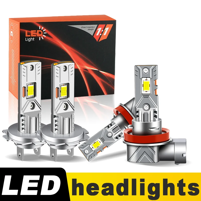 2PCS CANbus H7 H11 LED Headlight Bulb 60W 20000ML High Low Foglight For Peugeot Manager 2009-2016 2010 2011 2012 2013 2014 2015