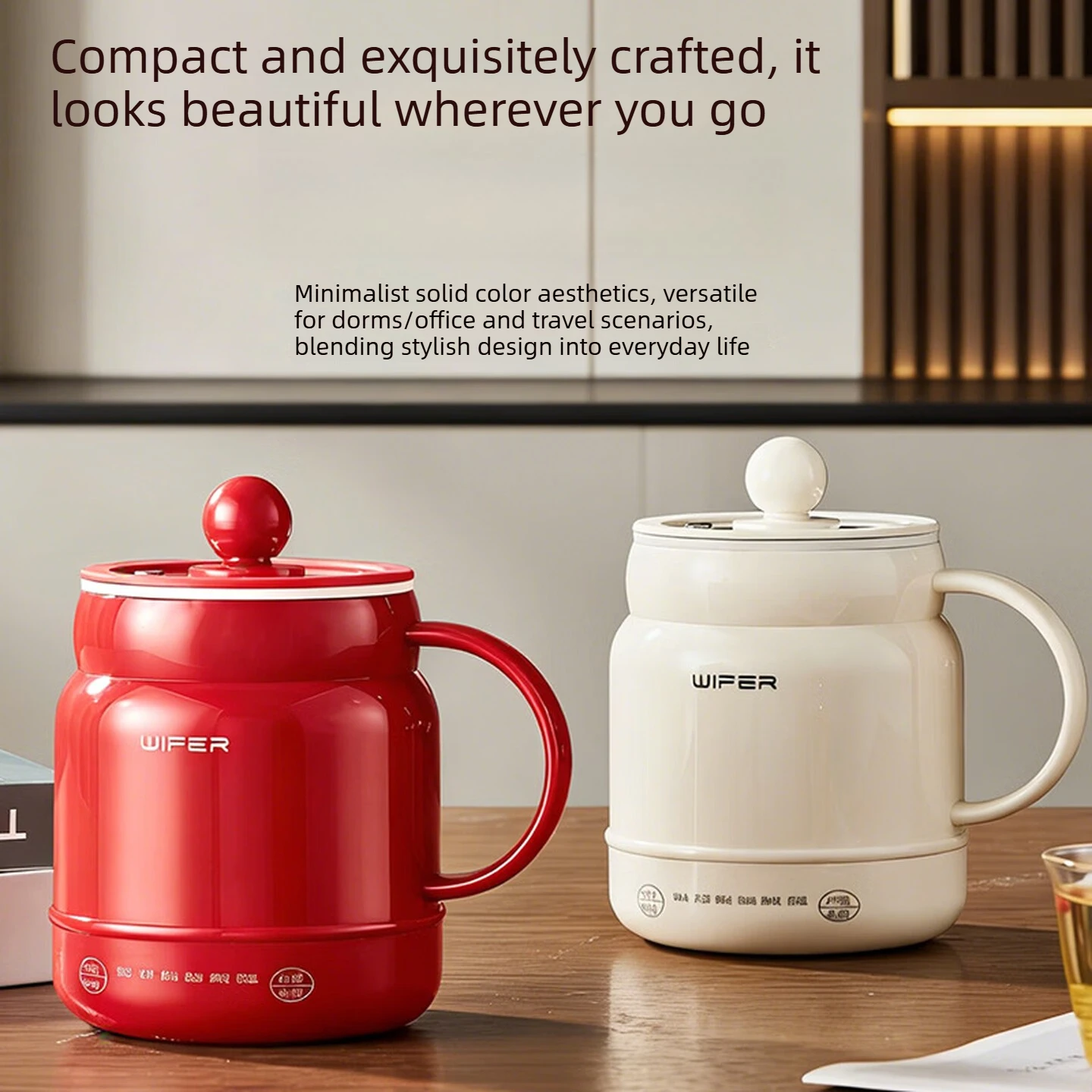 Electric Stew Cup 800ml 300W 6 Programs Preset Keep Warm Double Wall Cooker for Milk Tea Soup Rice Home Office Use 전기 멀티쿠커