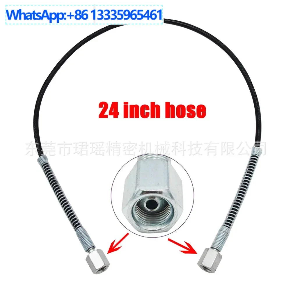 

5Pcs 24 " (60cm) Inflatable Tube with Protective Spring DN3 Hose 1/8 BSP Thread