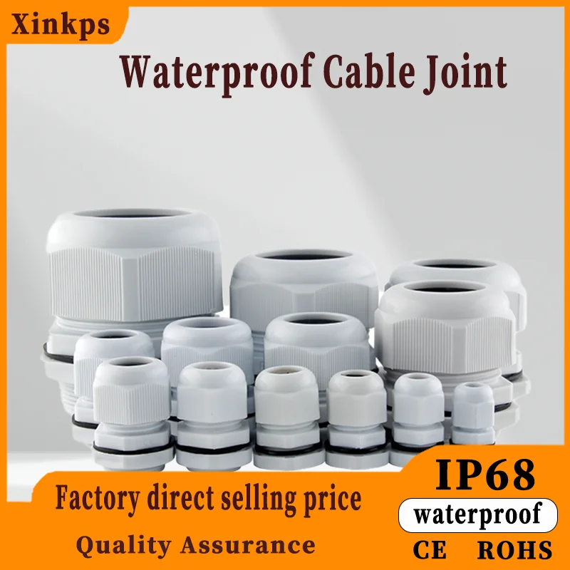 

IP68 Nylon Cable Glands PG 7 9 11 13.5 16 19 21 25 29 36 High Quality Wire Plastic Waterproof Connector Cable Joints