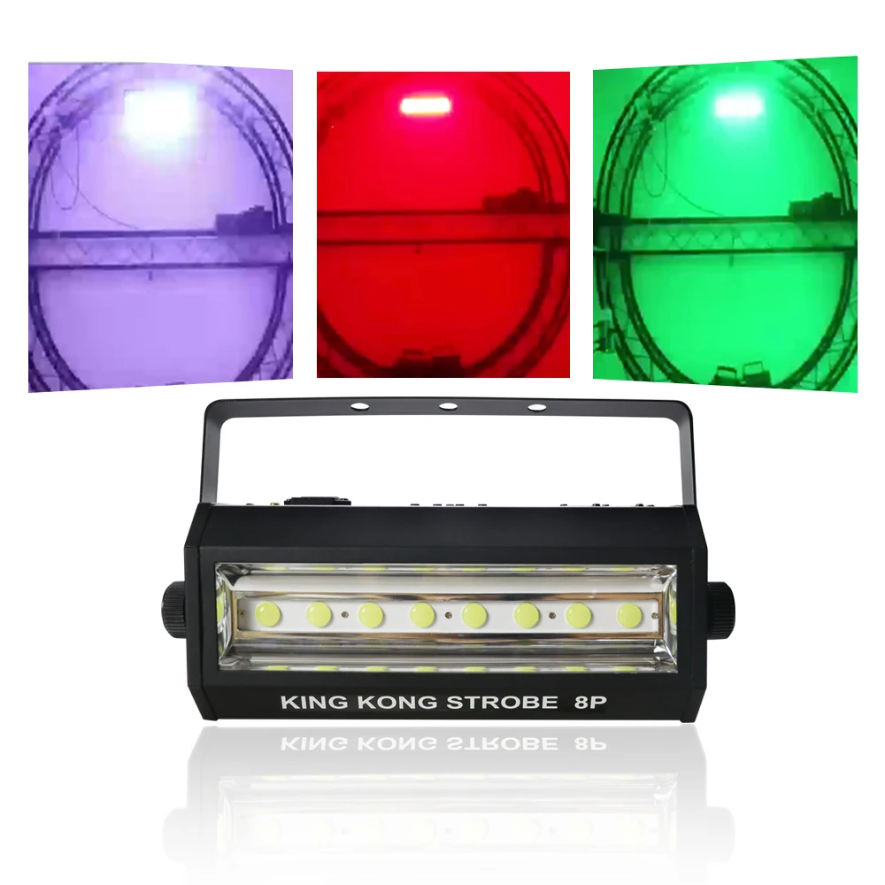 LED 200W strobe disco light music stroboscope dj Disco wedding party DMX 512 RGB flash light