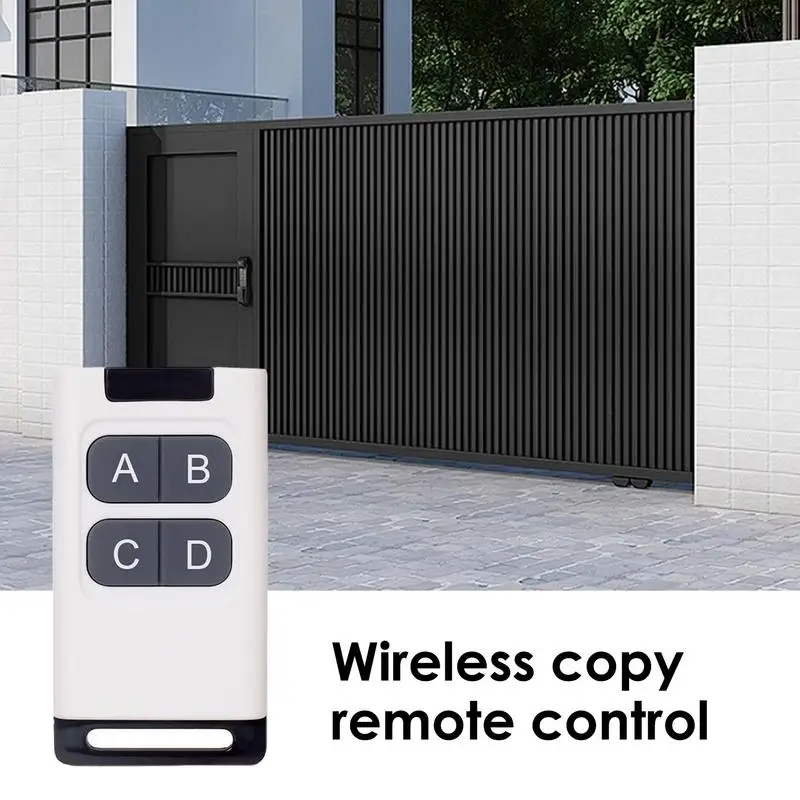 Garage Door Remote Control Duplicator 433MHz Multi-Frequency Code Grabber Clone Gate Key Fob Commands Hand Transmitter