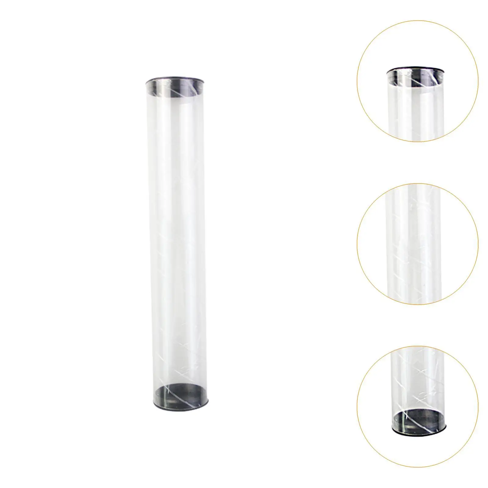 Transparent Golf Ball Tube Barrel Packaging Cylinder Case for Recovered Golf Balls Indoor Accessories