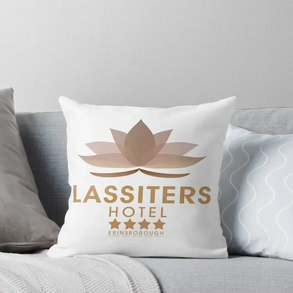 

Lassiters Hotel 2015 re-brand Throw Pillow Cushions Home Decor pillow cover luxury Custom Cushion Photo pillow
