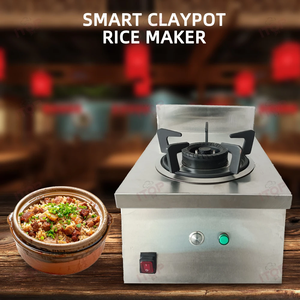 

ITOP SCP Gas Smart Claypot Rice Cooker Gas Clay Pot Rice Cooker Cooking Machine for Hotel/Restaurant