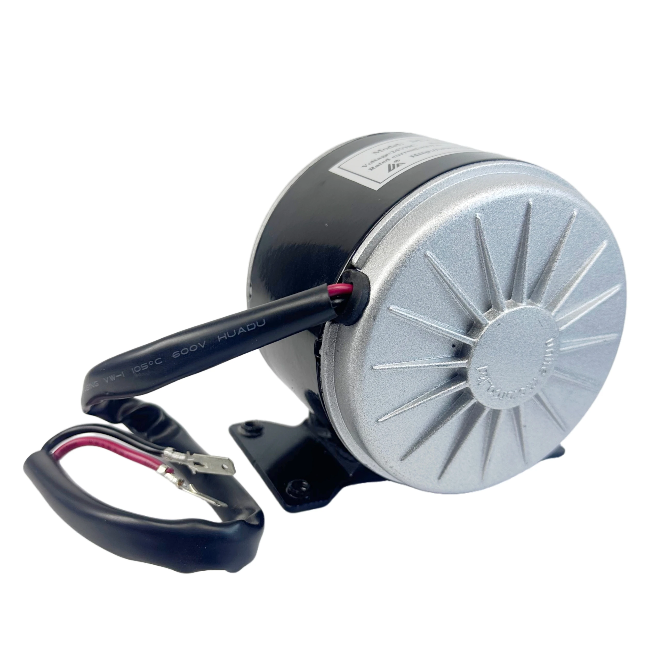 Silnik szczotkowy DC 250W 12V 24V 36V 11T o wysokiej prędkości, silnik szczotkowy MY1016, silnik prądu stałego z magnesami trwałymi. — zdjęcie 3