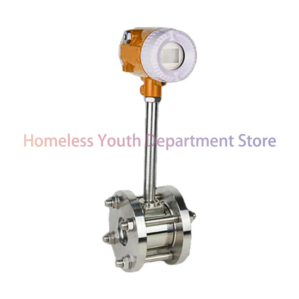 for 4-20ma Output Water Steam Variable Area Water Flange Clamp Connection Vortex Flow Meter