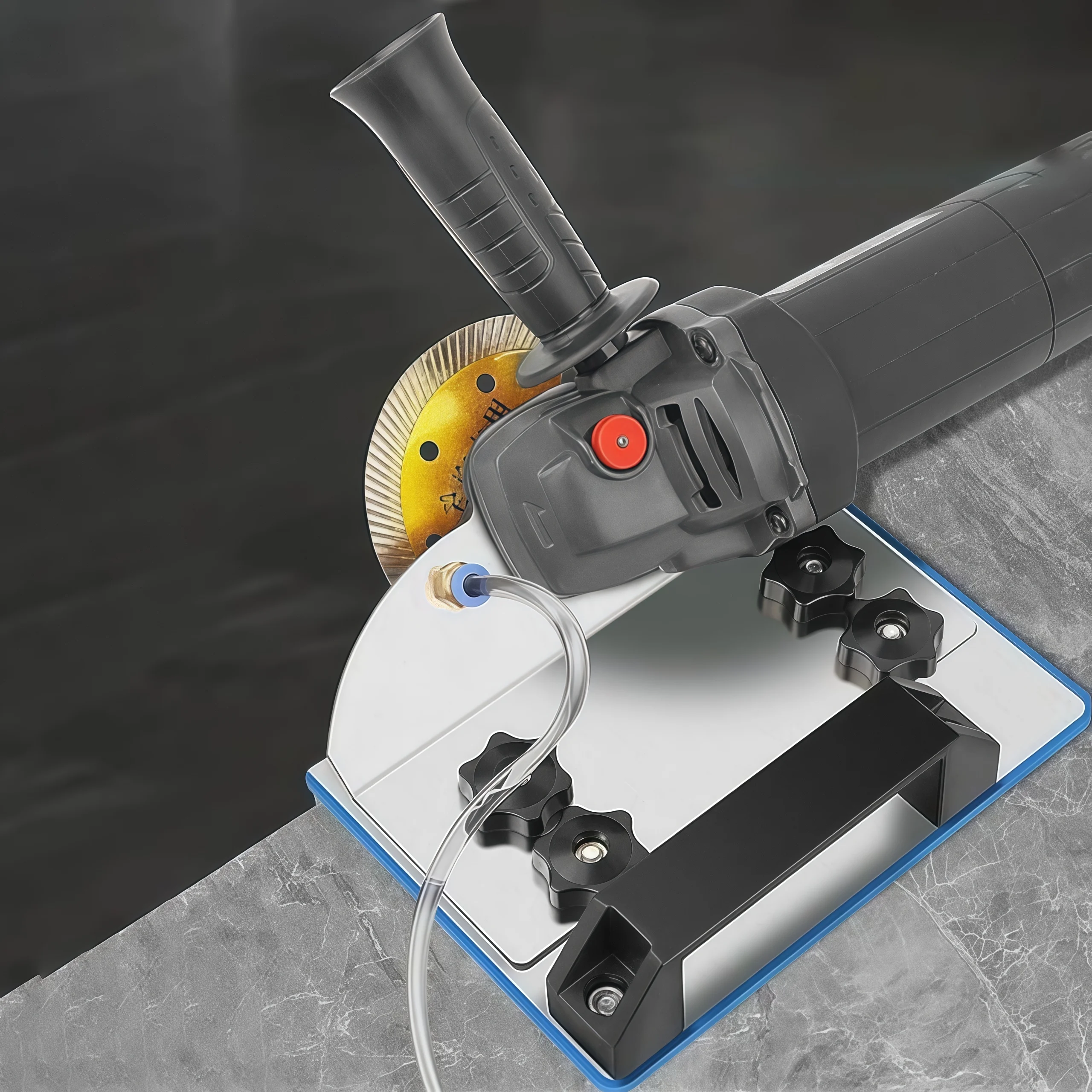 

Angle Chamfer Tool for Finely Cut Stand Holde / Saw Blade,Tile Cutting Efficient Angle Bracket Tiling for Type 100 Angle Grinder