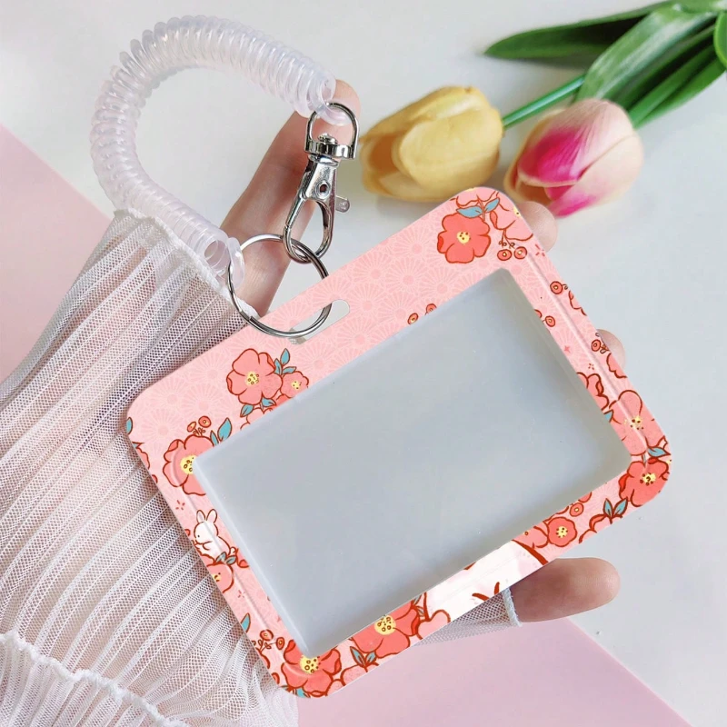 Creative Design Card Holder Suitable for Student Campus Lanyard Card Holder Bank Business Work Card Holder Pendant Keychain