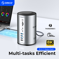ORICO Thunderbolt 4 Docking Station Type C to HDMI-compatible  Adapter 4K@60Hz USB 3.0 3.1 HUB Splitter for MacBook Mac Windows