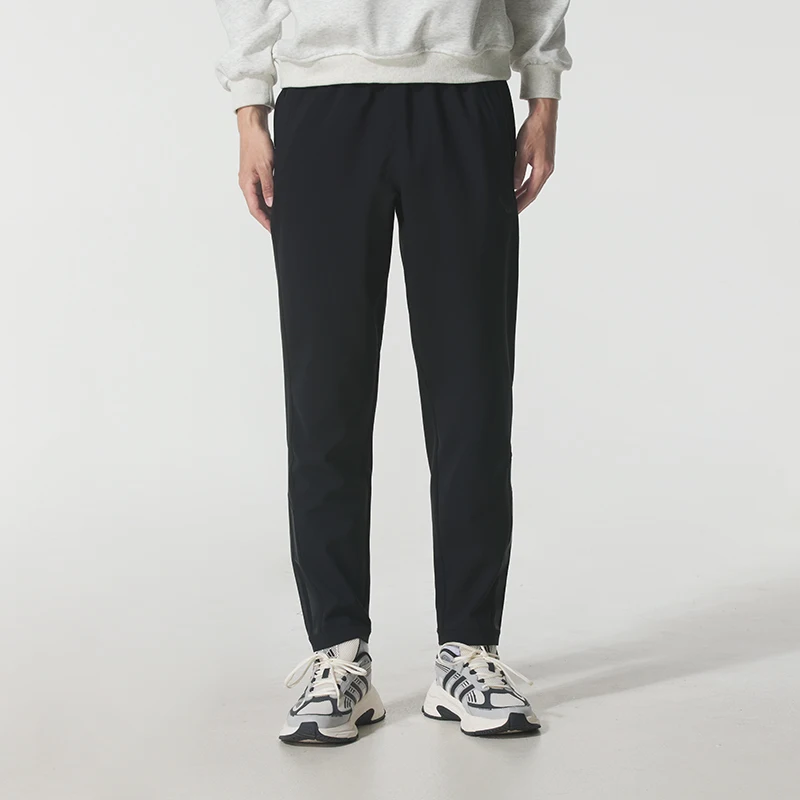 

Adidas Men's Sports Casual Fitness Training Fashion Loose Breathable Woven Quick-Dry Fleece-Lined Long Pants Ka1301