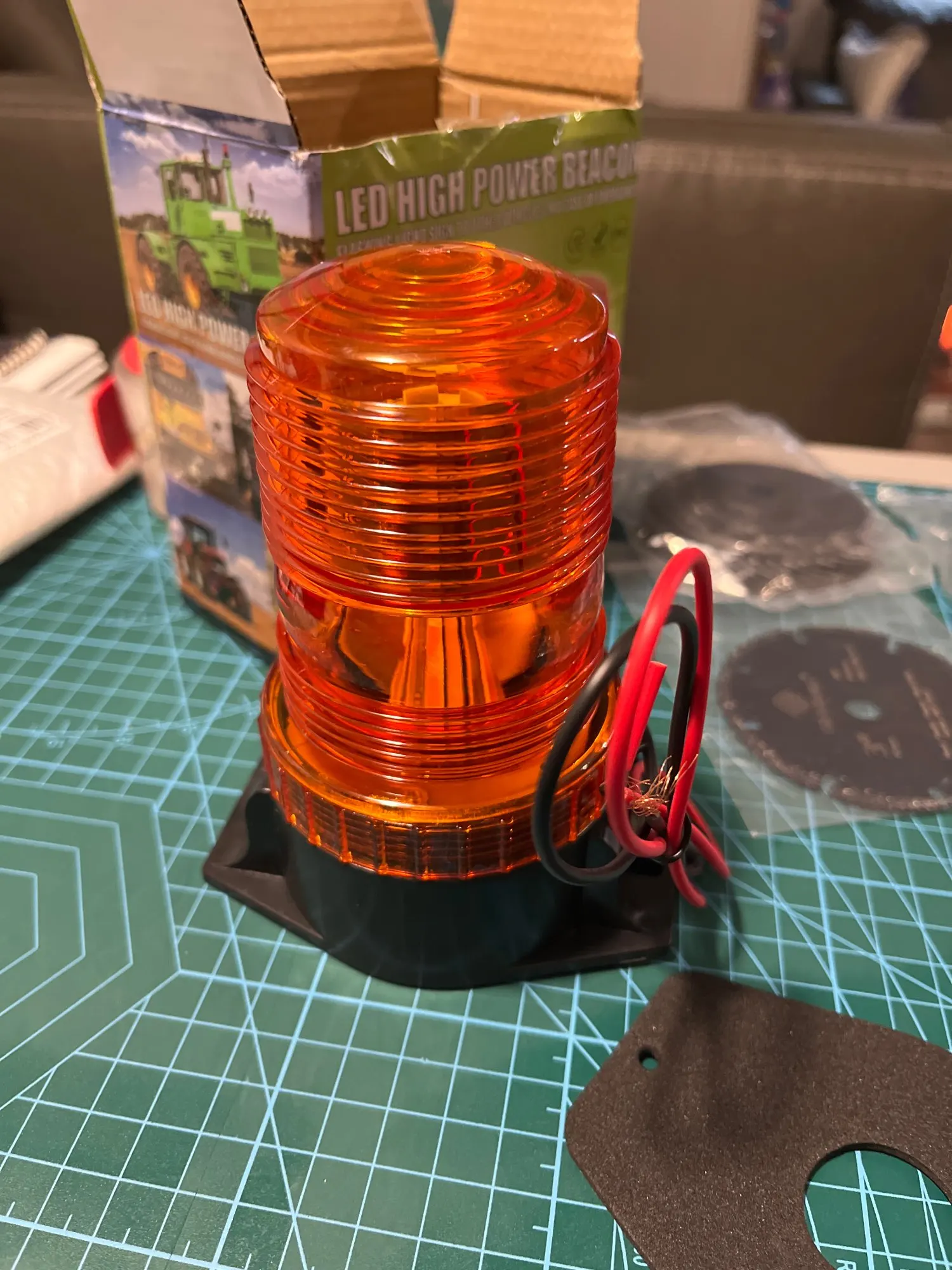 Amber LED Strobe Warning Lights photo review