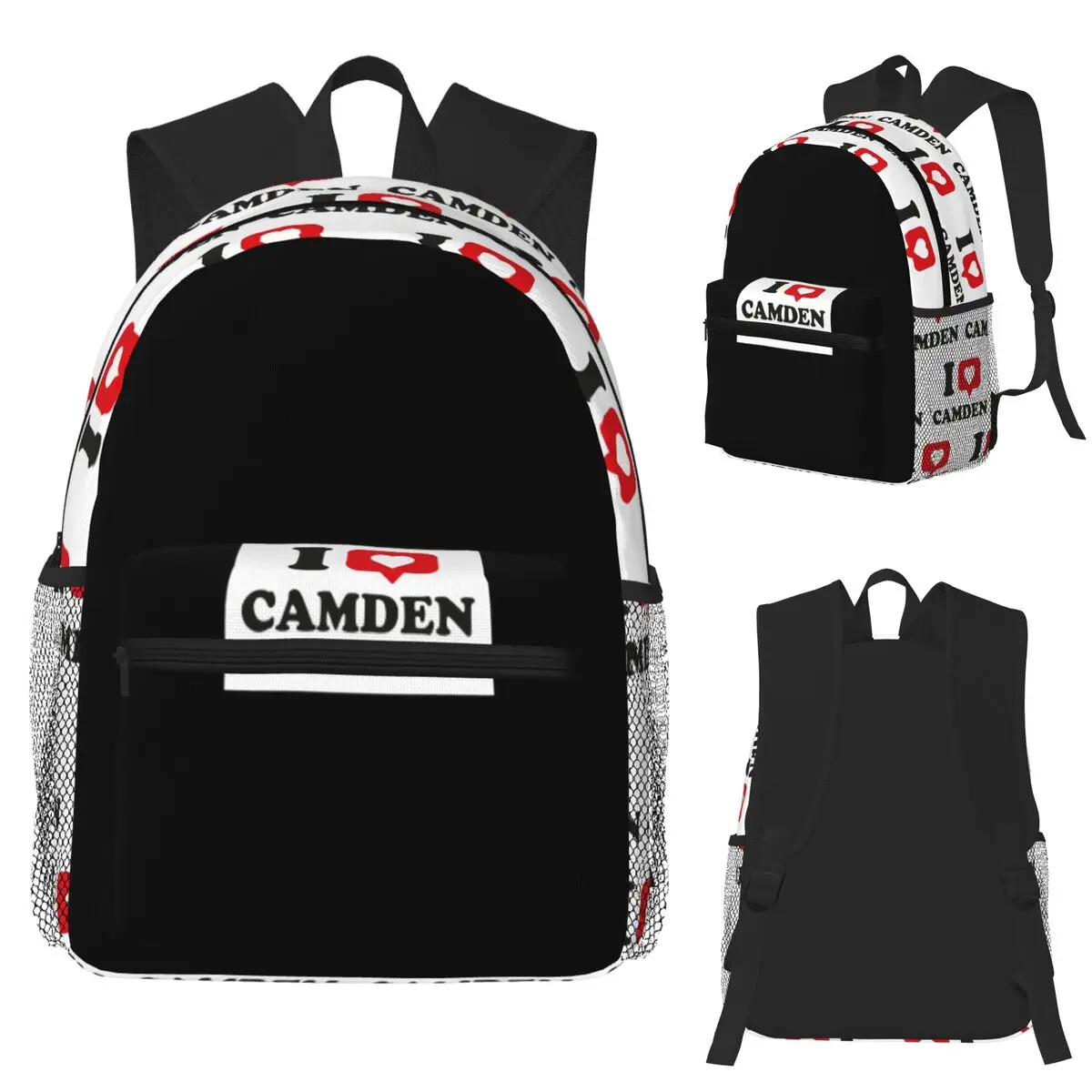 

Рюкзак для студентов I Love Camden, школьная сумка, походный дорожный рюкзак для мужчин и женщин, сумка для книг, сумки на плечо