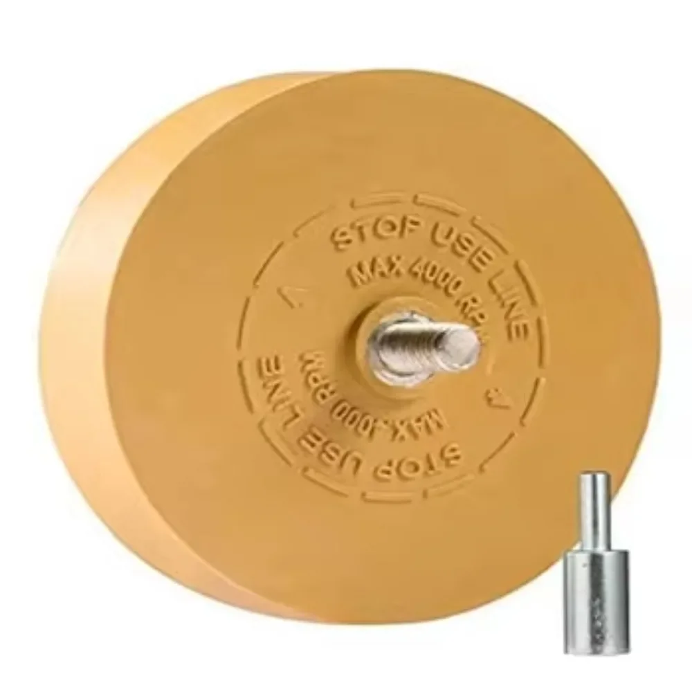 

88Mm Decal Remover Eraser Wheel Eraser with Drill Adapter