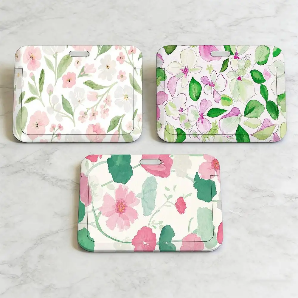 

Fashion Bohemian Flowers Holder Stitch Card Holders Student Campus Lanyard Cards Holder Neck Straps for Kids Gift