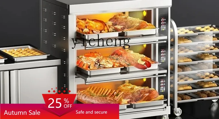 

ZZ electric oven commercial double layer three layer large capacity bread cake baking box