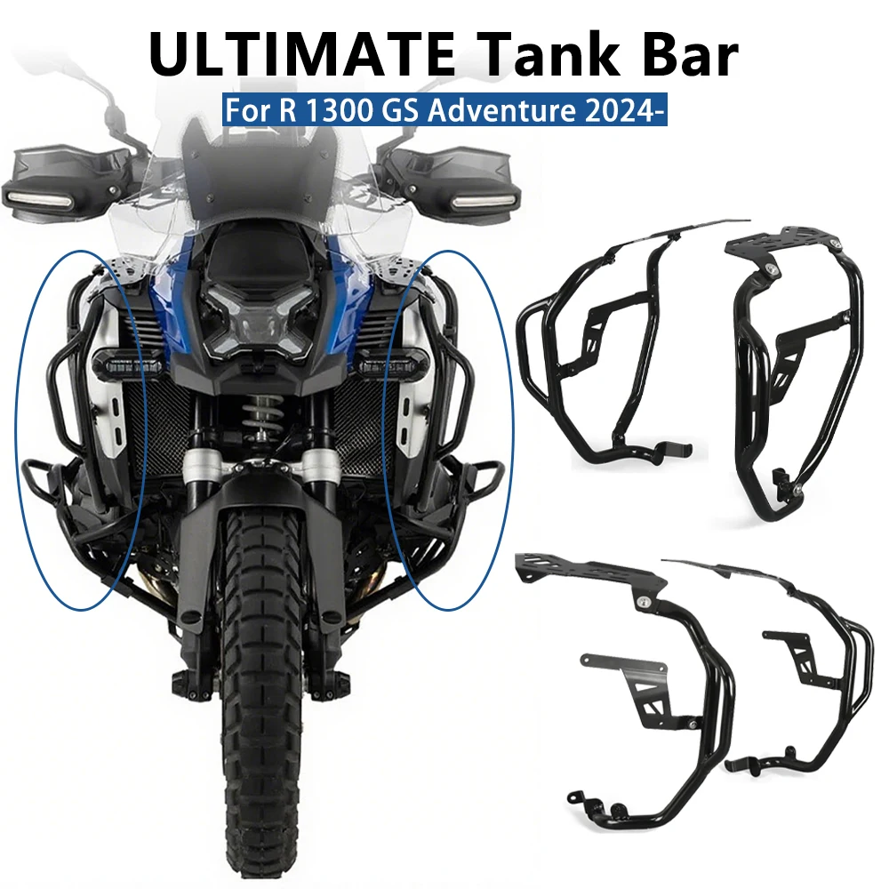 

New Motorcycle Highway Crash Bars Bumper Protector Engine ultimate Tank Guard Bar For BMW R1300GS Adventure R 1300 GS ADV 2024-